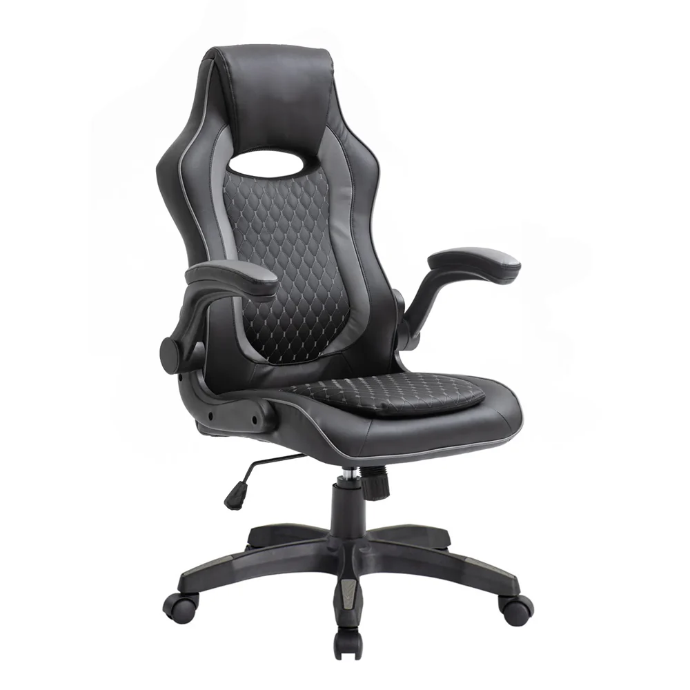 Alexa Gaming Chair – Ergonomic Support with Armrests & Cushion - Image 4