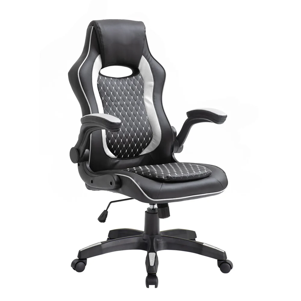 Alexa Gaming Chair – Ergonomic Support with Armrests & Cushion - Image 7