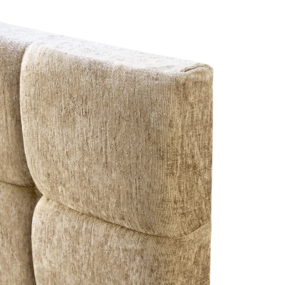 Chenille - Cubed Buttoned King Size Headboard (5ft) - Image 8