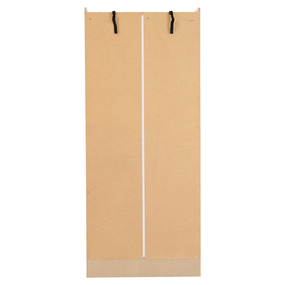 Nevada 2DR Wardrobe White with Mirror - Image 5