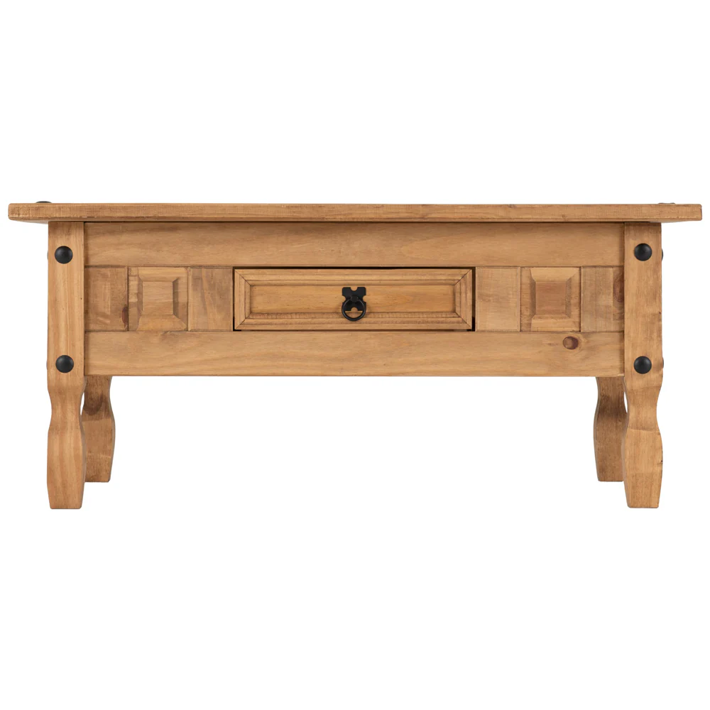 Corona - 1 Drawer Pine Coffee Table - Image 3