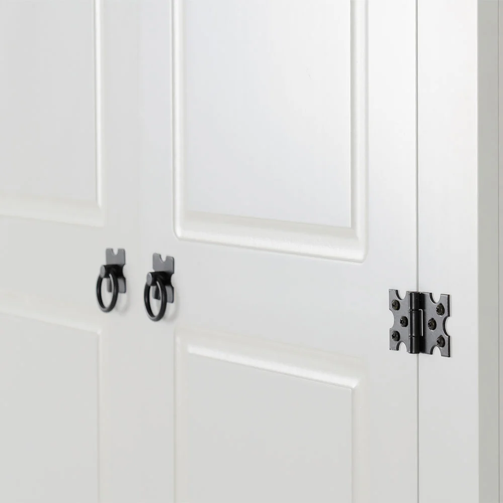 Corona 2DR Wardrobe White - Image 4