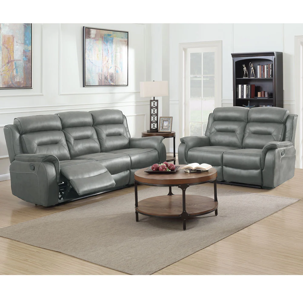 Georgia 3+2 Grey Reclining Suite - Image 3
