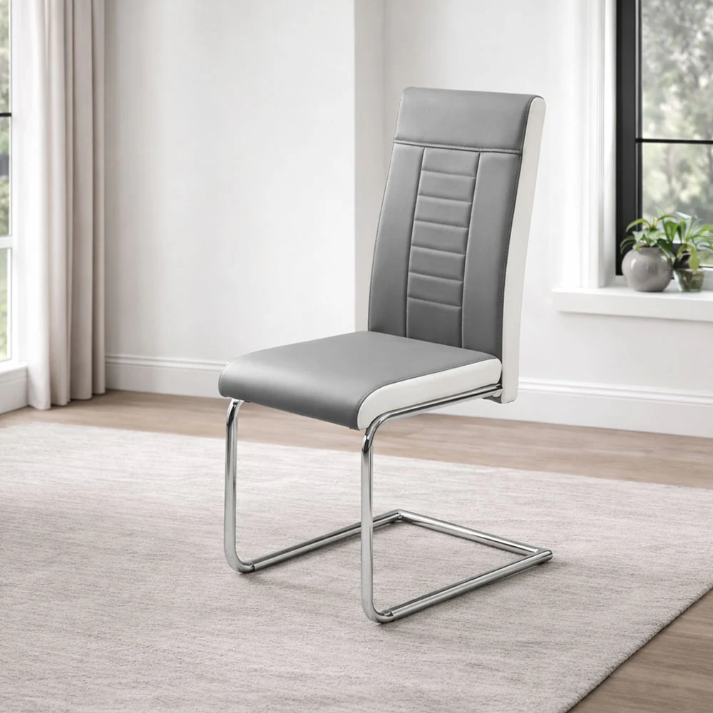 Finbar - Grey Dining Chair - Image 4