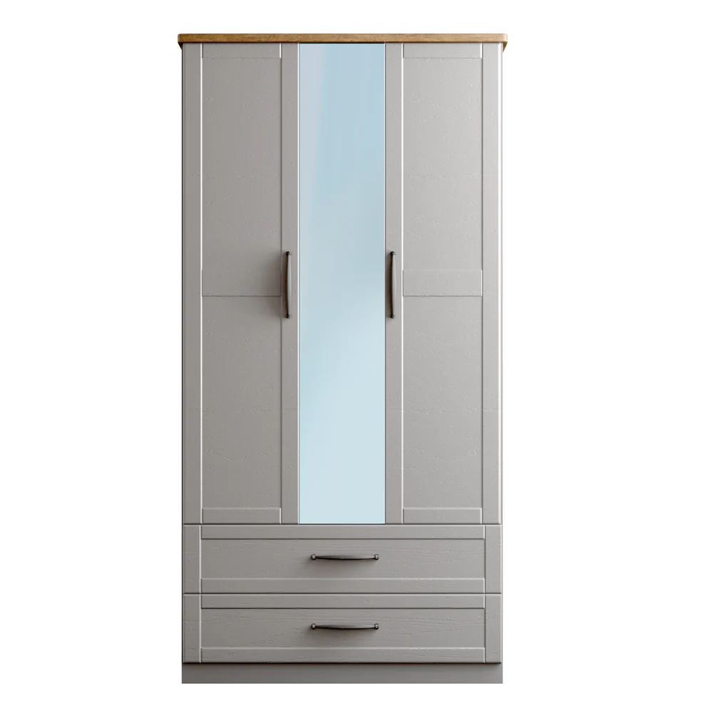 Kendrick 2 Door Wardrobe ( Centre Mirror ) - Image 2