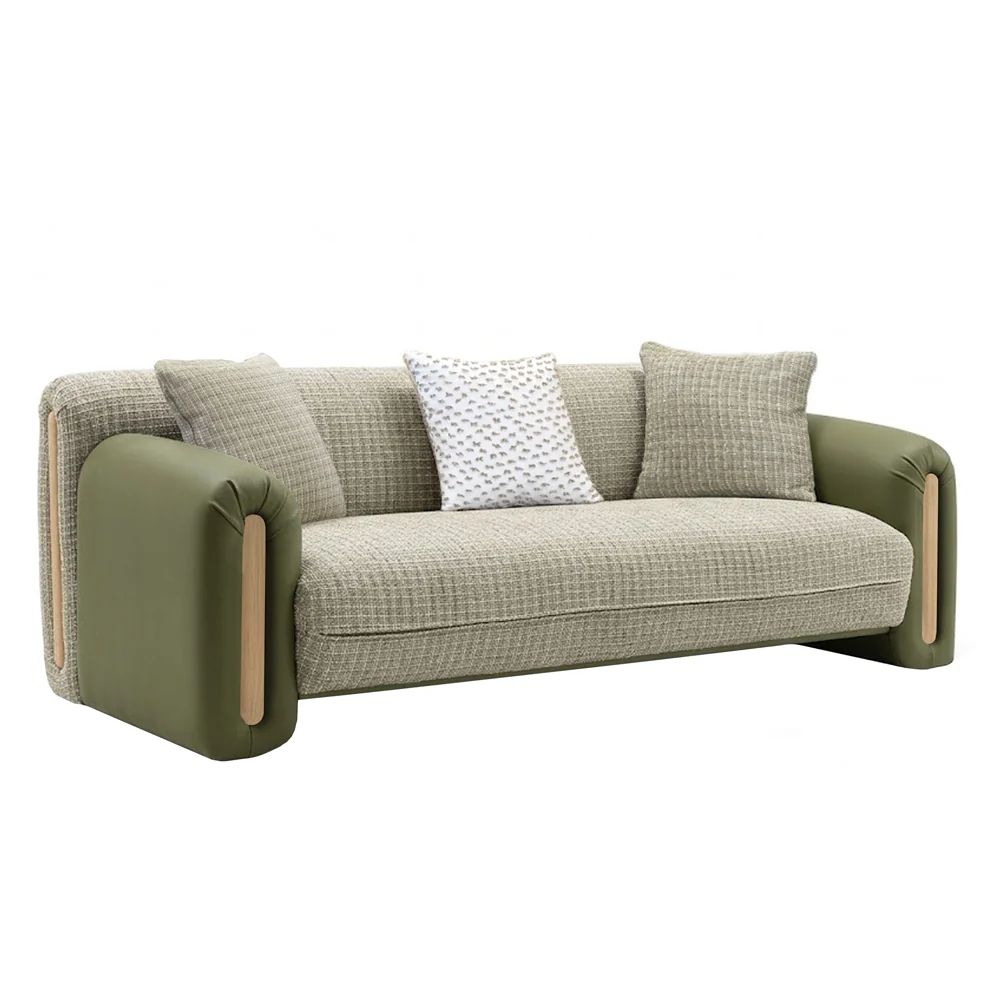 Magnum - 3+2 Green Fabric Suite - Image 3