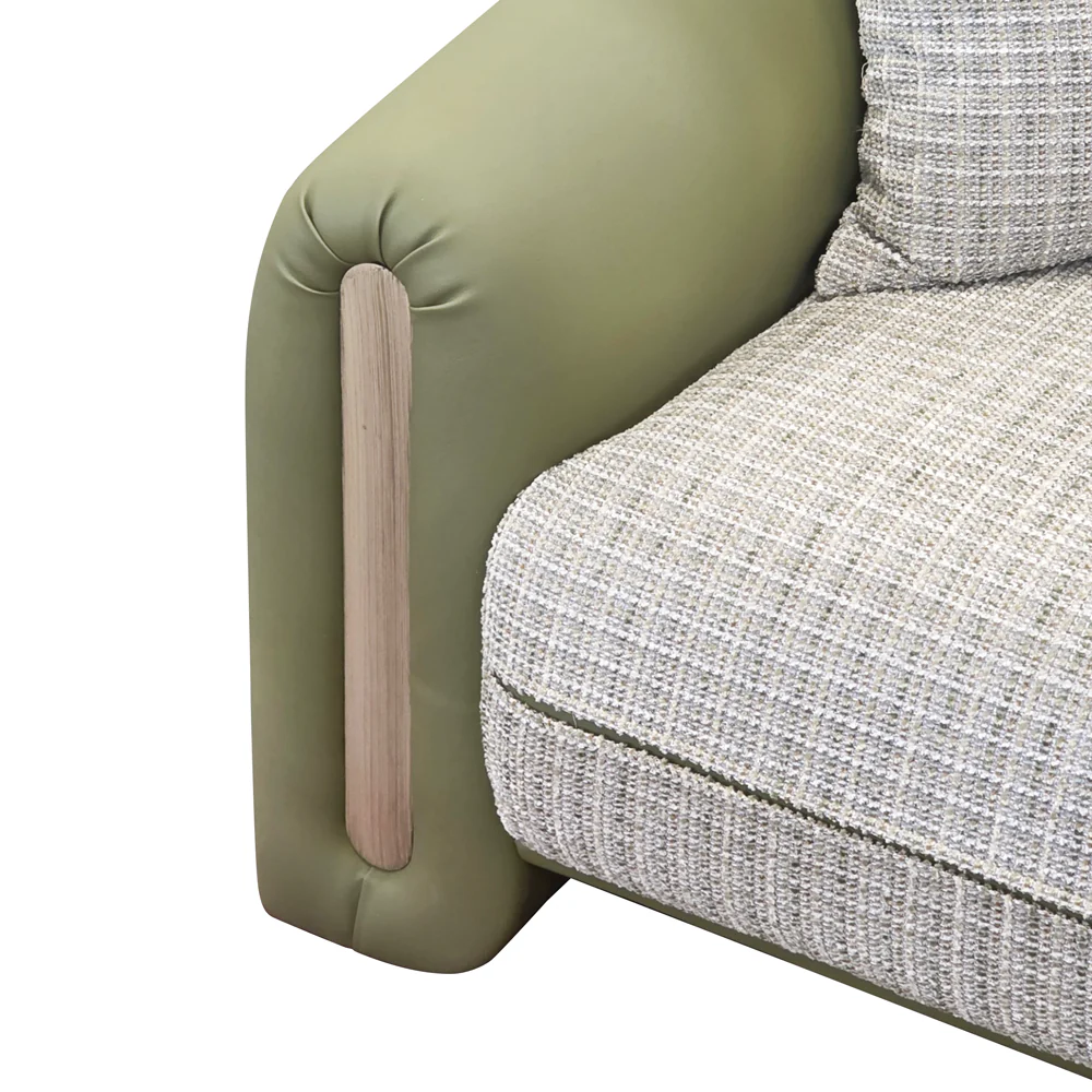 Magnum - 3+2 Green Fabric Suite - Image 4
