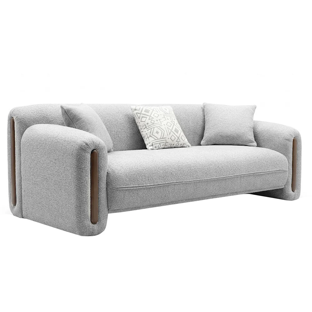 Magnum - 3+2 Grey Fabric Suite - Image 2