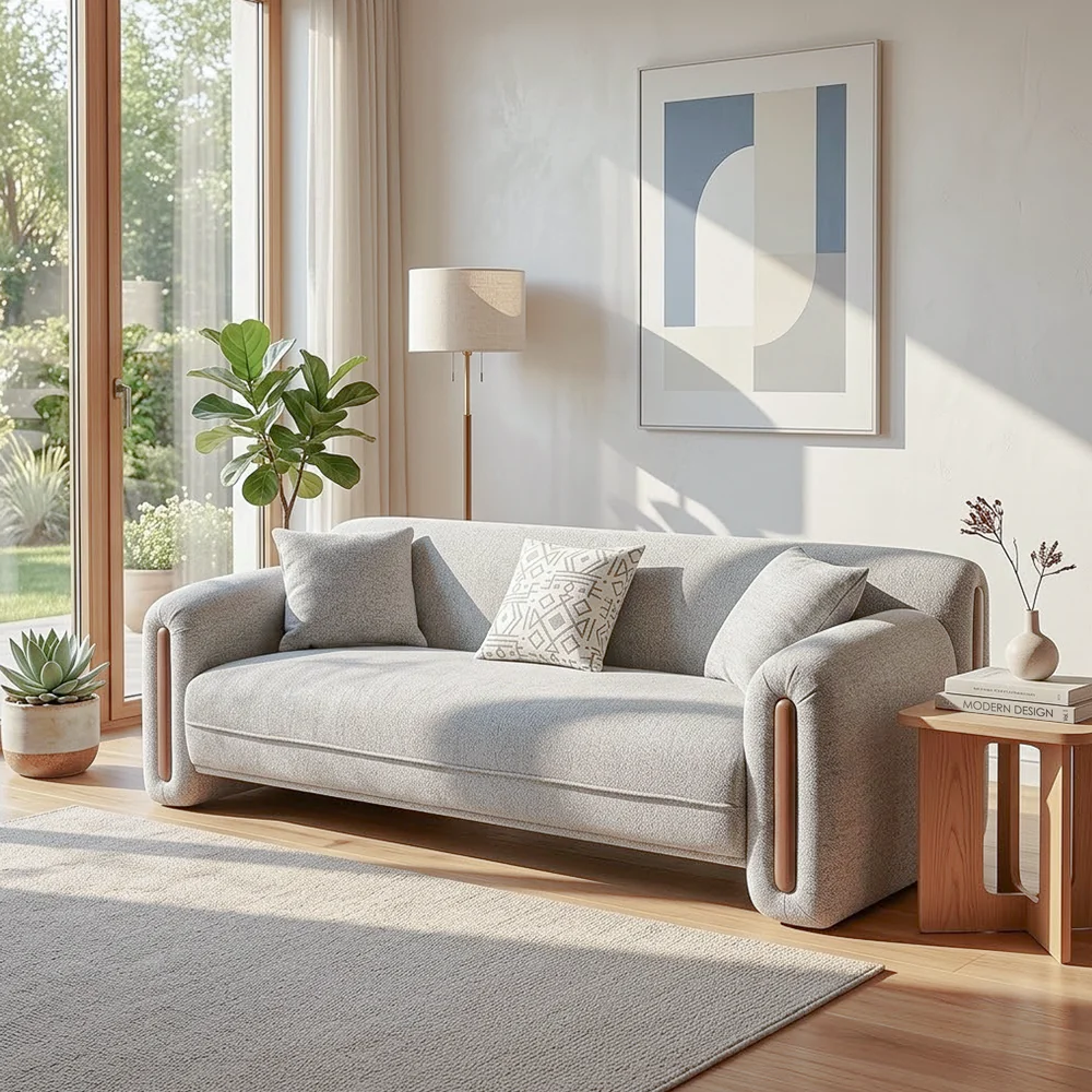 Magnum - 3+2 Grey Fabric Suite - Image 5