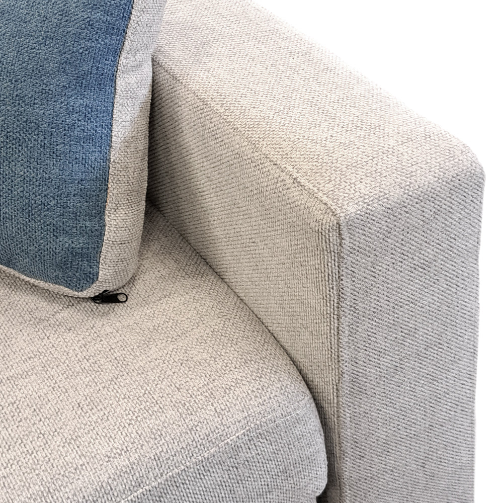 Metro - Light Grey Fabric Sofa Bed - Image 3