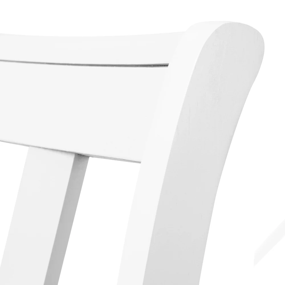 Naples White Dining Chair - Image 3