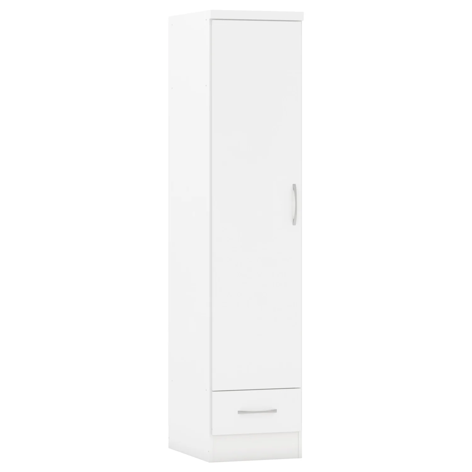 Nevada 1 Door Wardrobe White