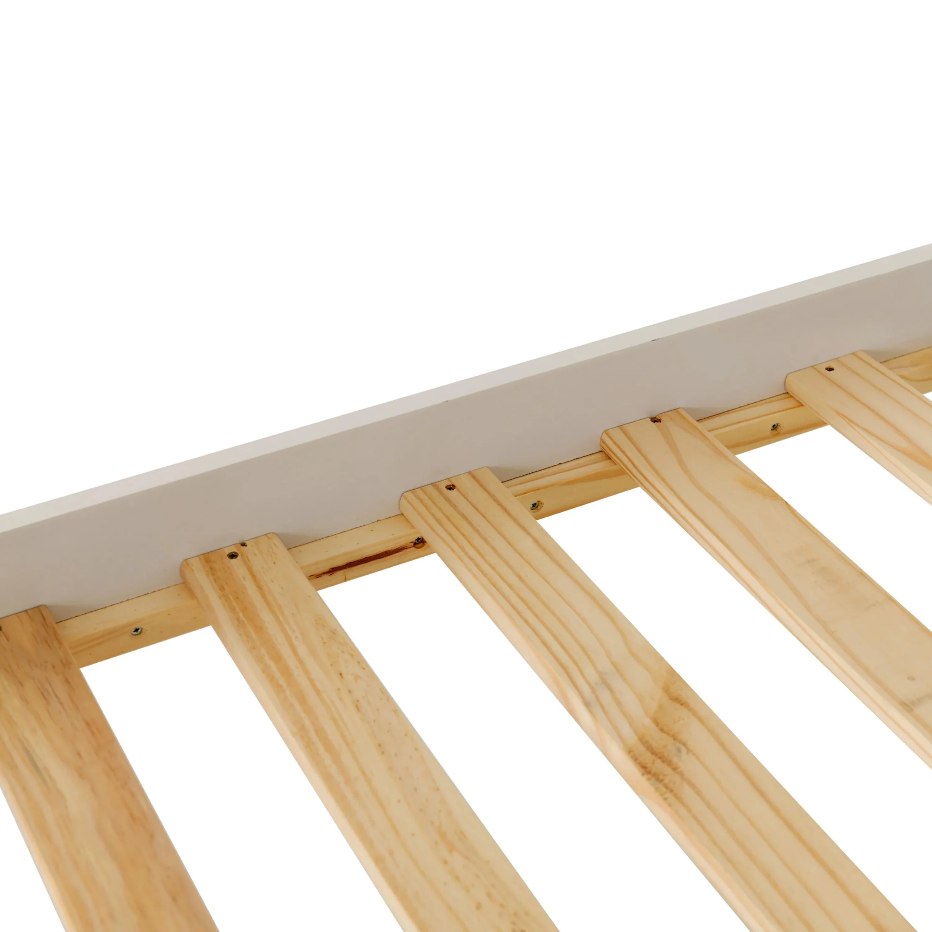 Oxford - White Small Double Frame Bed & Mattress (4ft) - Image 5
