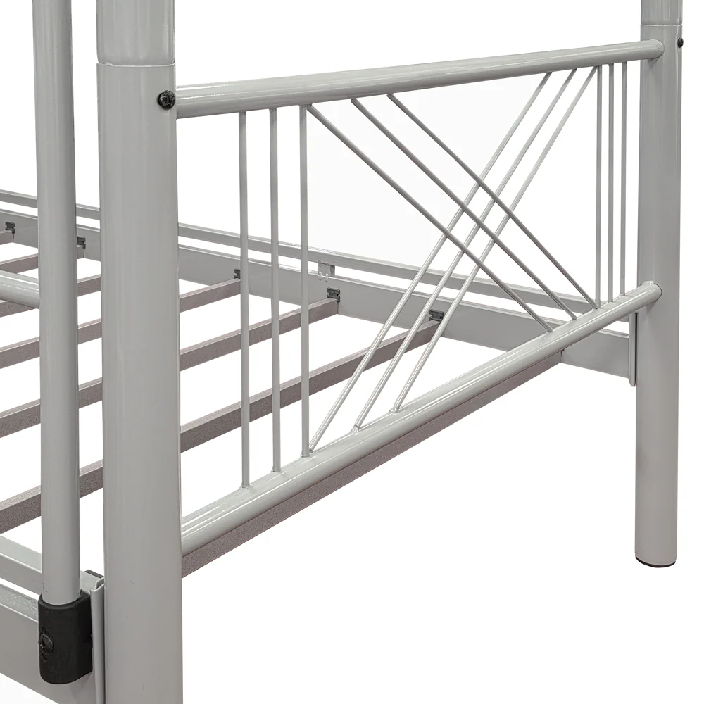 Ranza - Standard Grey Metal Bunk Bed & Mattresses - Image 4