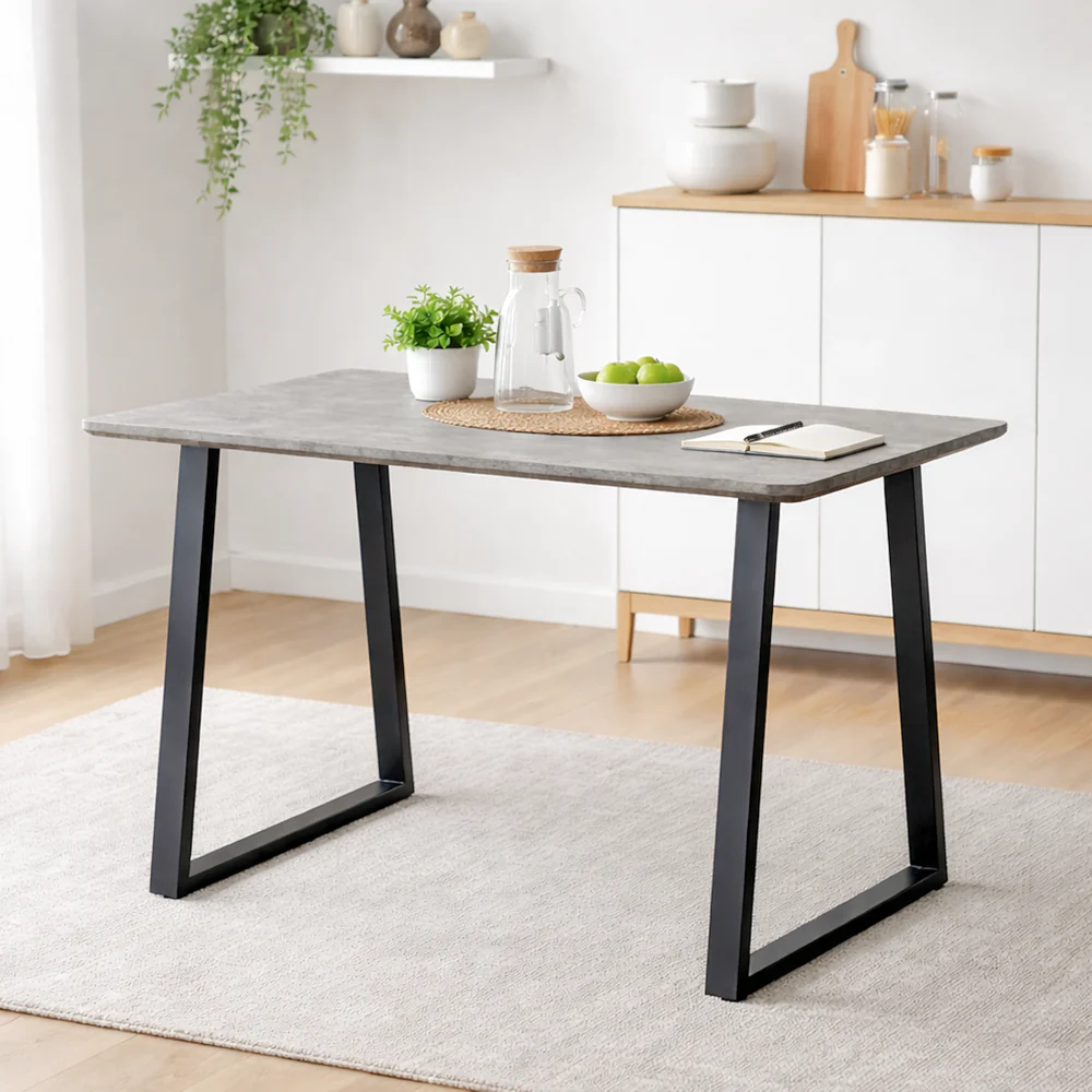 Shannon - 4 Seat Stone Effect Dining Table - Image 2