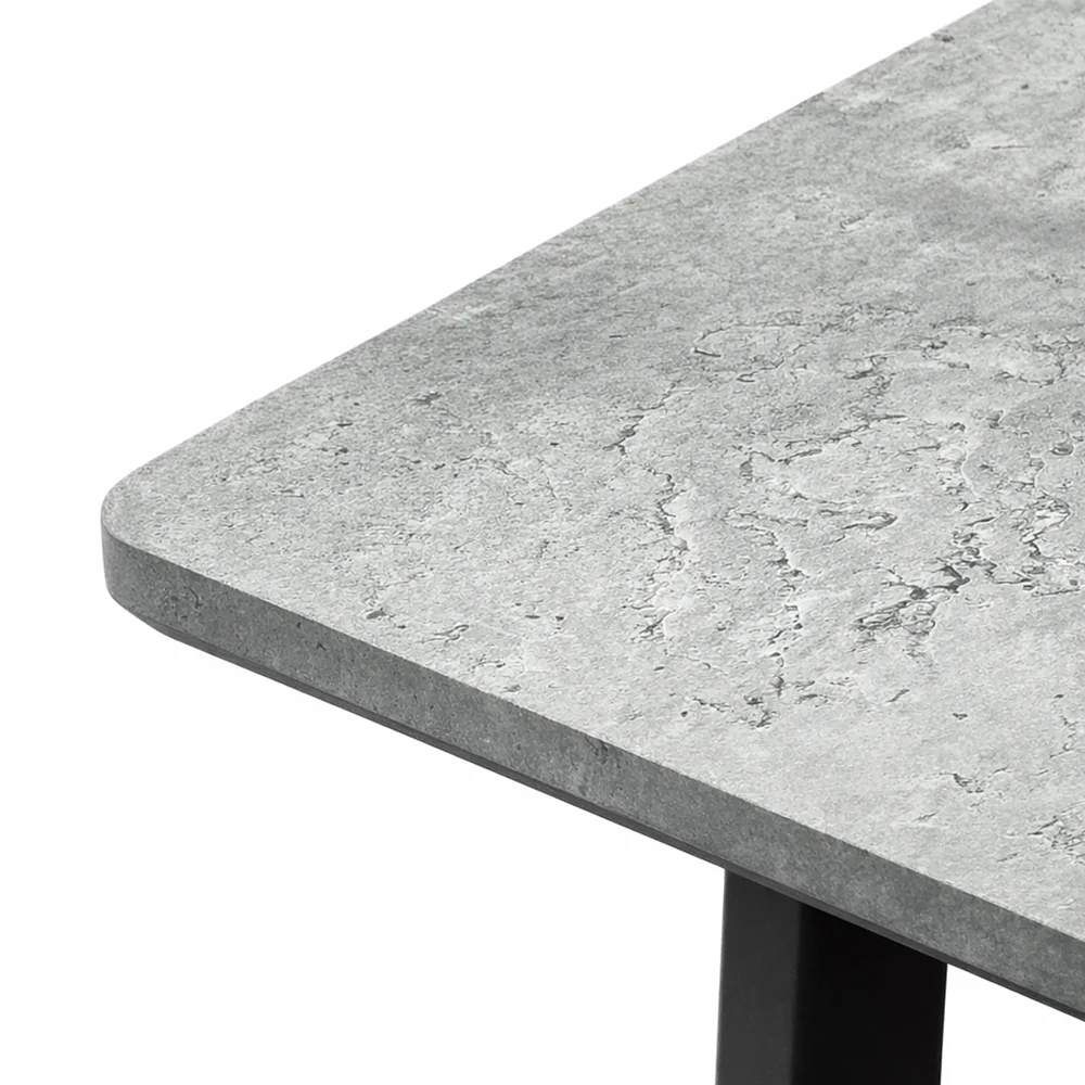 Shannon - 4 Seat Stone Effect Dining Table - Image 4