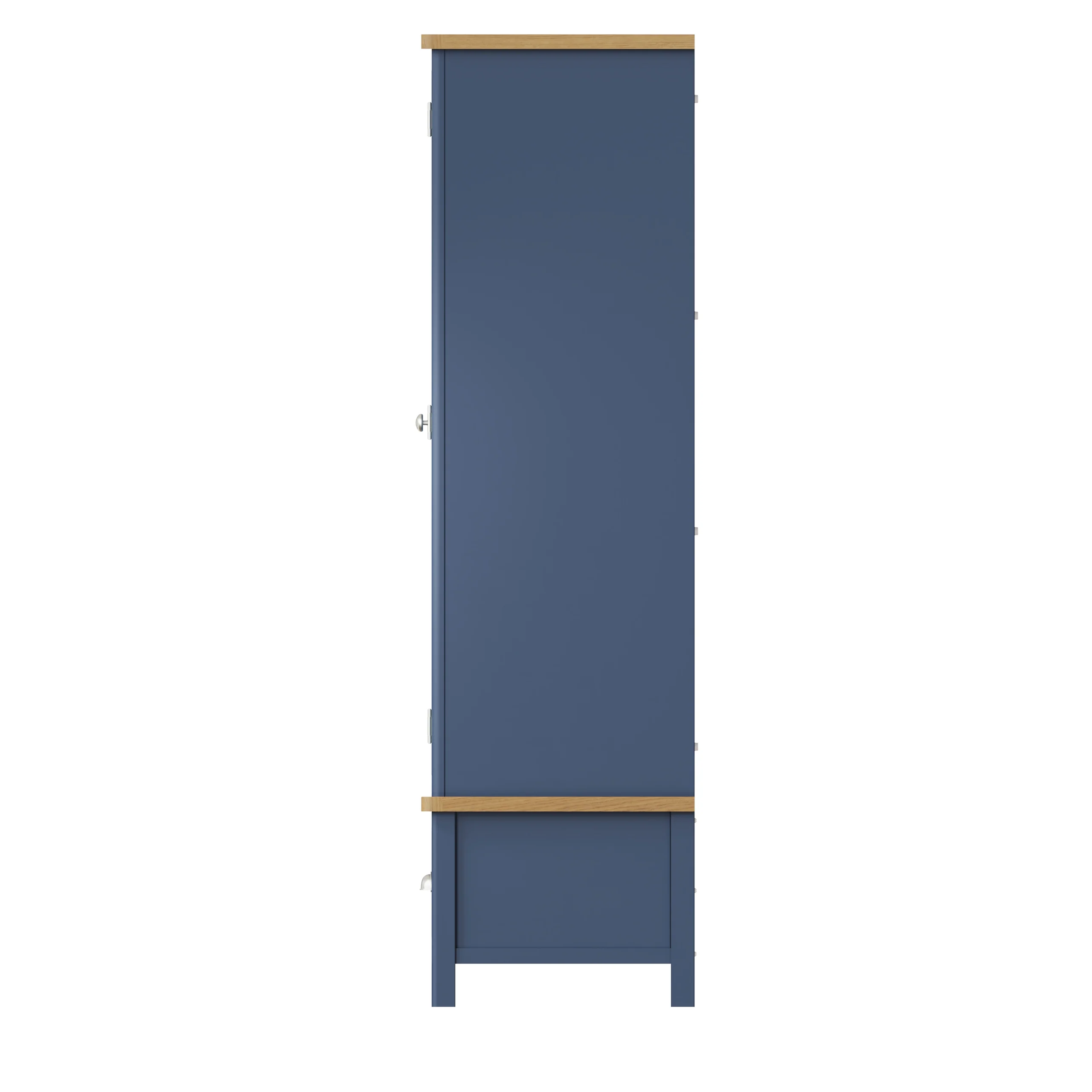 Simba 2 Door Gents Wardrobe Blue - Image 4