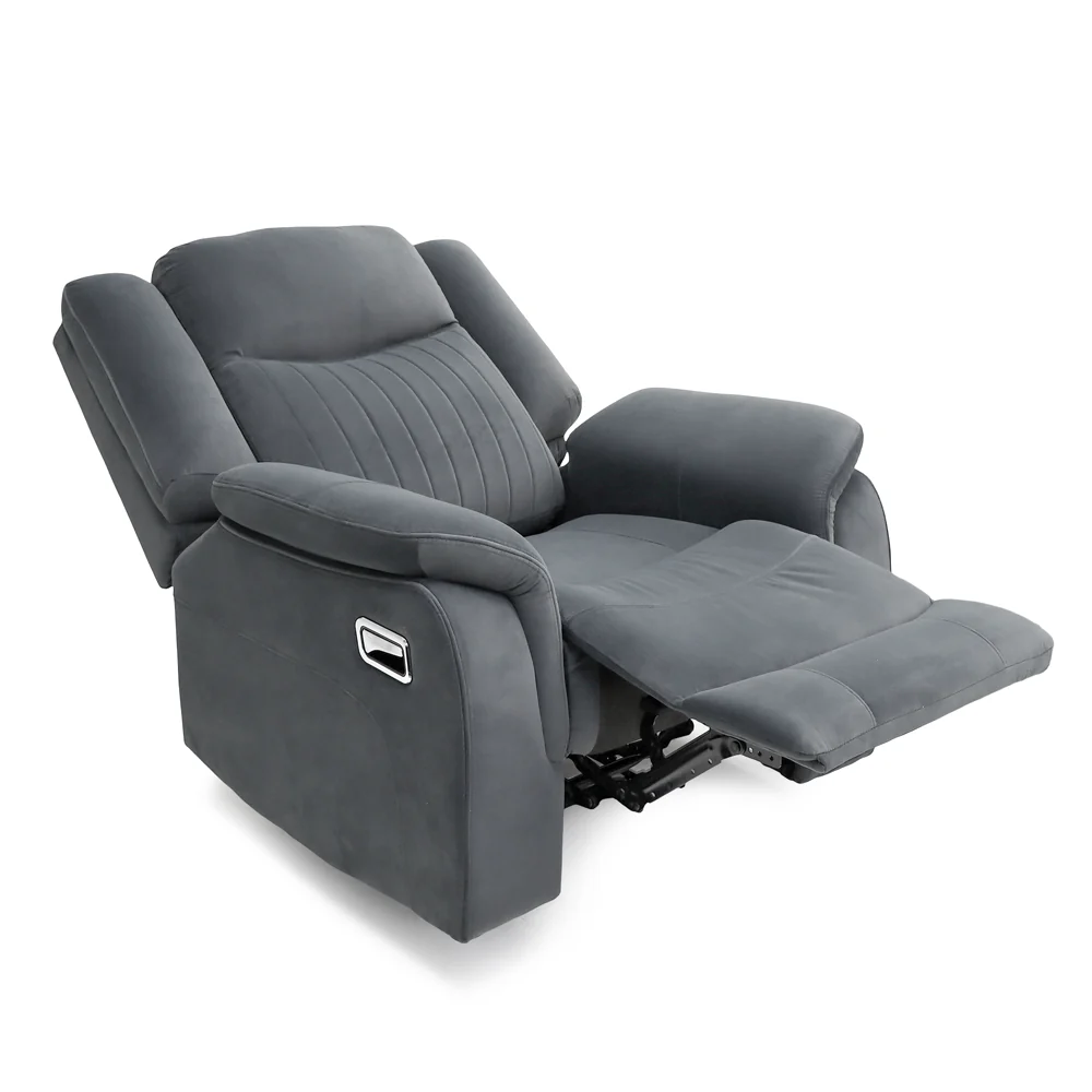 Torque - 3+2+1 Grey Reclining Suite - Image 3