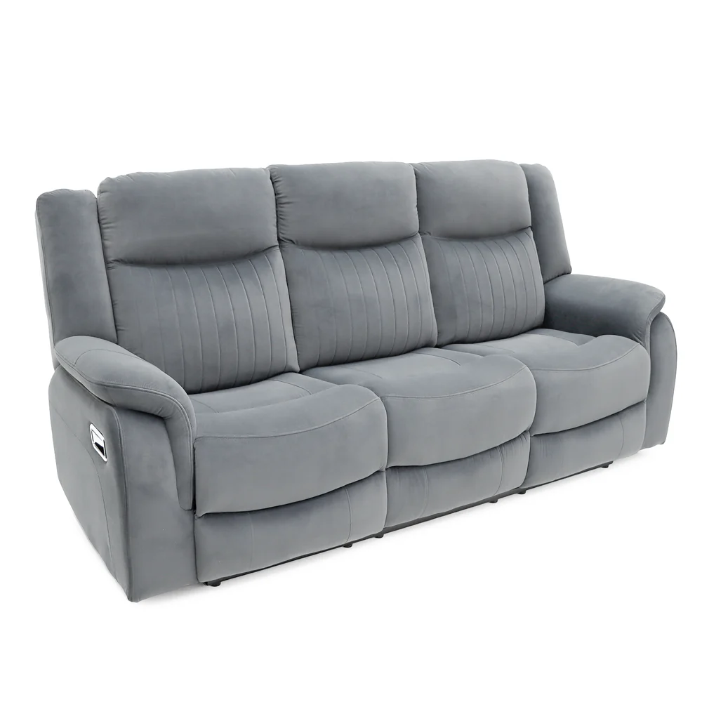 Torque - 3+2+1 Grey Reclining Suite - Image 6